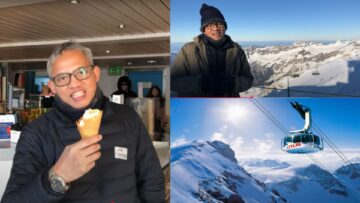 Dingin-Dingin Makan Es Krim? Sensasi Unik di Puncak Titlis!