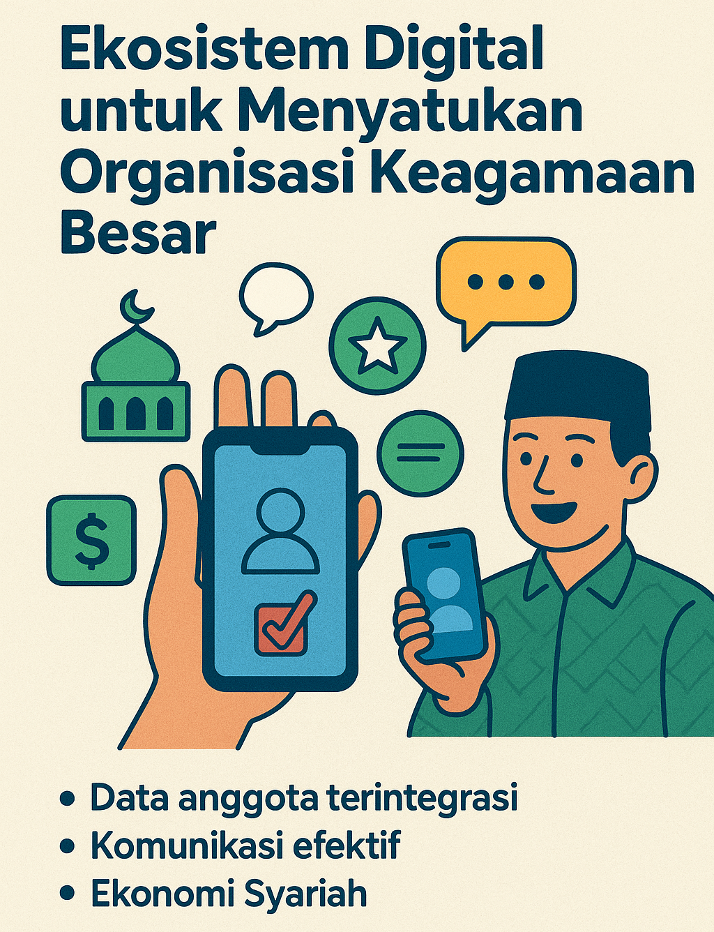 Revolusi Digital Umat: Cara Ormas Besar Jadi Pahlawan Ekonomi di Era Aplikasi