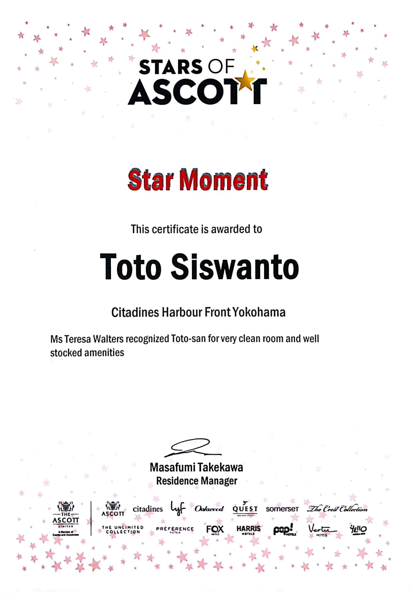 Toto Raih Banyak penghargaan