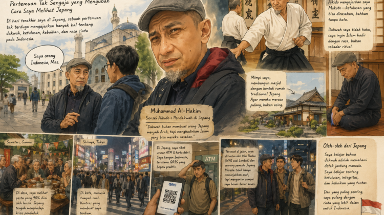 “Mas, Saya Orang Indonesia”, Cerita Tak Sengaja Ketemu Sensei Aikido yang Berdakwah di Jepang