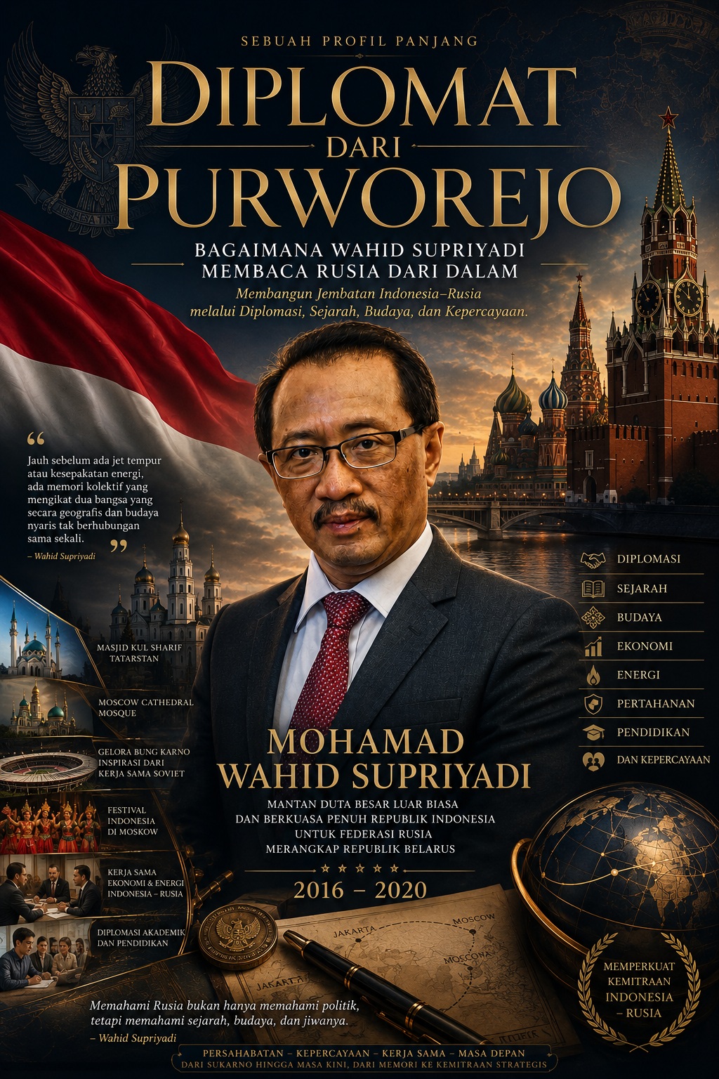Mohamad Wahid Supriyadi, mantan Duta Besar RI untuk Federasi Rusia dan Republik Belarus