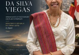 Explore the official biography of H.E. Maria Terezinha da Silva Viegas, Ambassador of Timor-Leste to Japan, tracing her journey from the resistance movement to constitutional leadership and diplomacy in Tokyo.