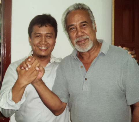 Penulis bertemu Xanana Gusmão, 2011
