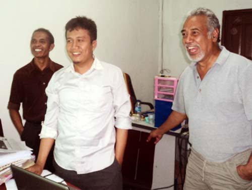 Penulis bertemu Xanana Gusmão, 2011
