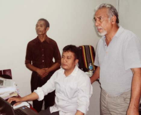Penulis bertemu Xanana Gusmão, 2011