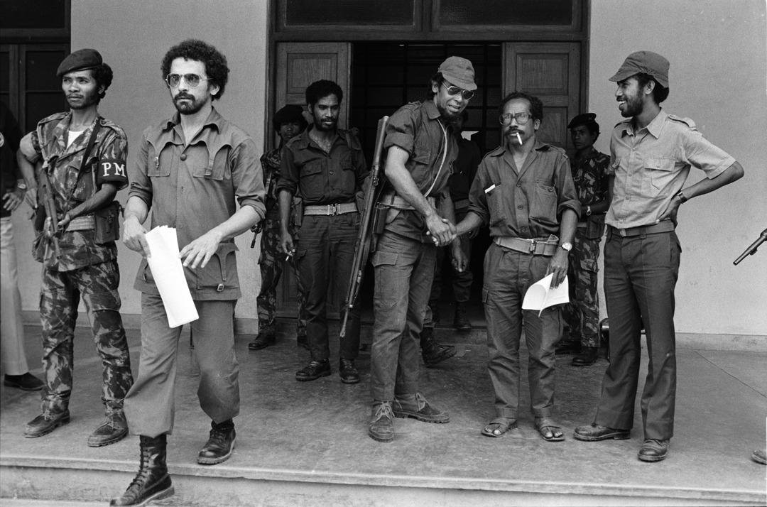 Lider FRETILIN no Polísia Militár iha Díli 1975