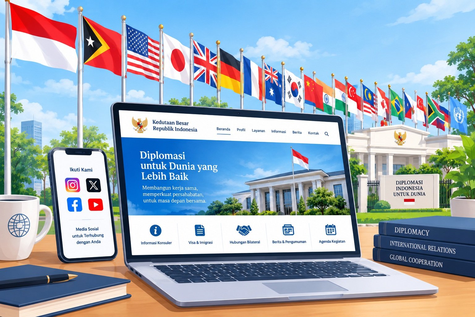 Web Resmi Kedutaan: Investasi Strategis Kedaulatan Informasi